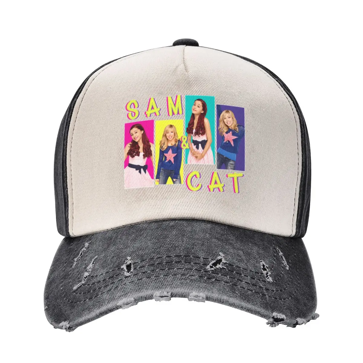 

Sam and Cat Baseball Cap sun hat sailor cap for men Beach Bag Mens Caps Women's
