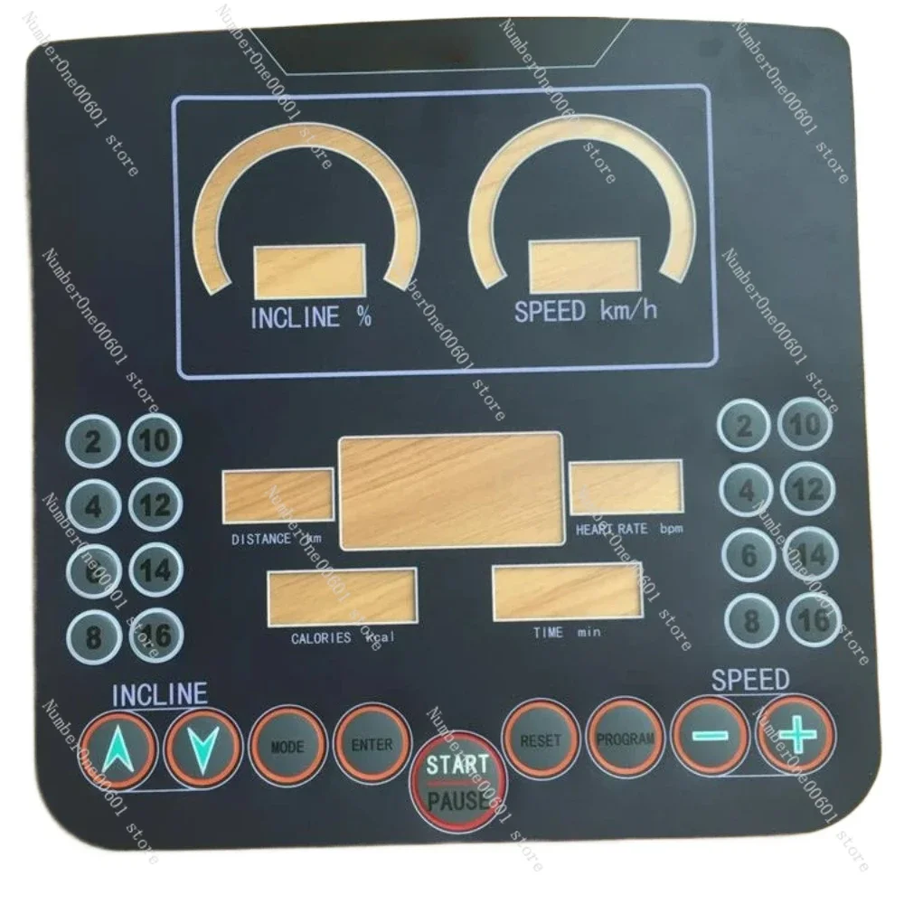 

Сенсорный пленочный переключатель беговой дорожки, 2 шт., сменная наклейка на клавиатуру для S900 JB7600, запасные части для панели управления