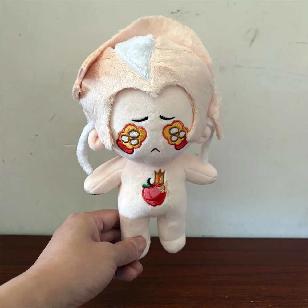 

22cm Anime Animation Hotel Hazbin Character Crying Morningstar Lucifer Dress Up Plushie Toys Cosplay Cartoon Plush Body Doll