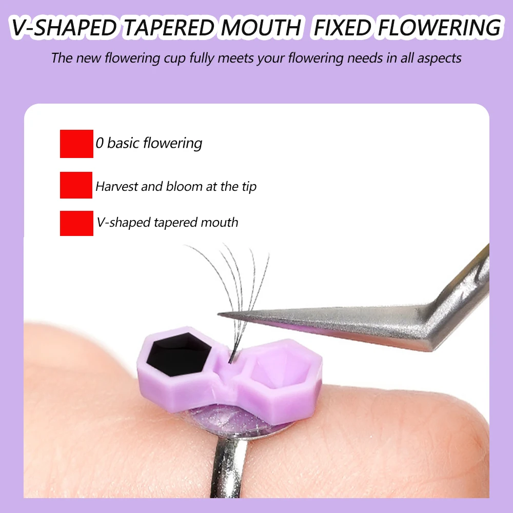 1/2paks Eyelash Extension Glue Cup 400pcs Holder Tattoo Pigment Container For Tattoo Grafting Eyelashes Makeup Tools Accessories