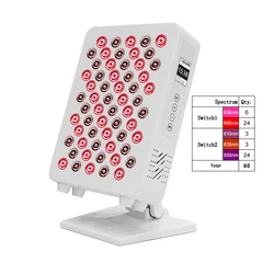 Desktop small RL60pro newest hot sale light therapy lamp 660nm 850nm red nir pulse red light therapy