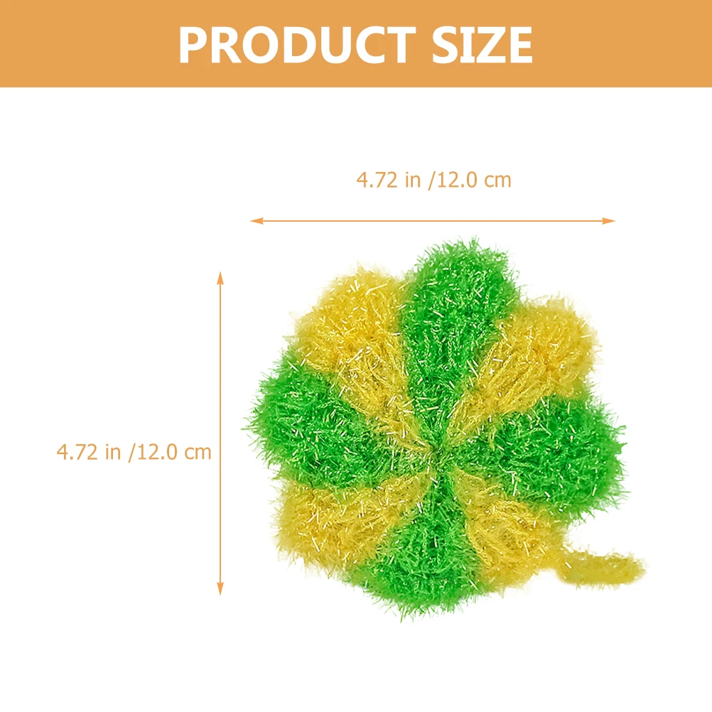 

10pcs Dish Cleaning Towels Water Absorbent Kitchen Dishcloths Supple Household Washing Towels Multifunctional Wear-Resistant