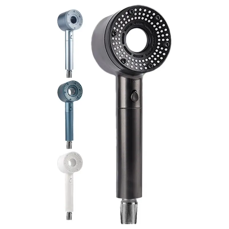 High Pressure Head Shower One Key Stop Water Water Saving Shower Head With Hose Anti-Clog Spray Showerhead For Home hotel