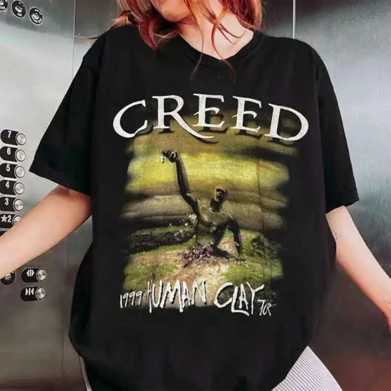 New Creed band Human Clay 1999 Tour Gift For Fans Unisex S-5XL Shirt NW02_54