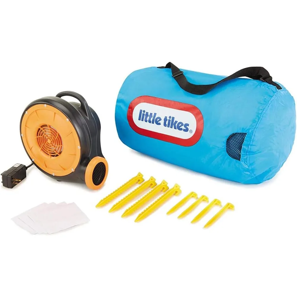 Aufblasbarer mehrfarbiger Hüpfer für Kinder mit Rutsche