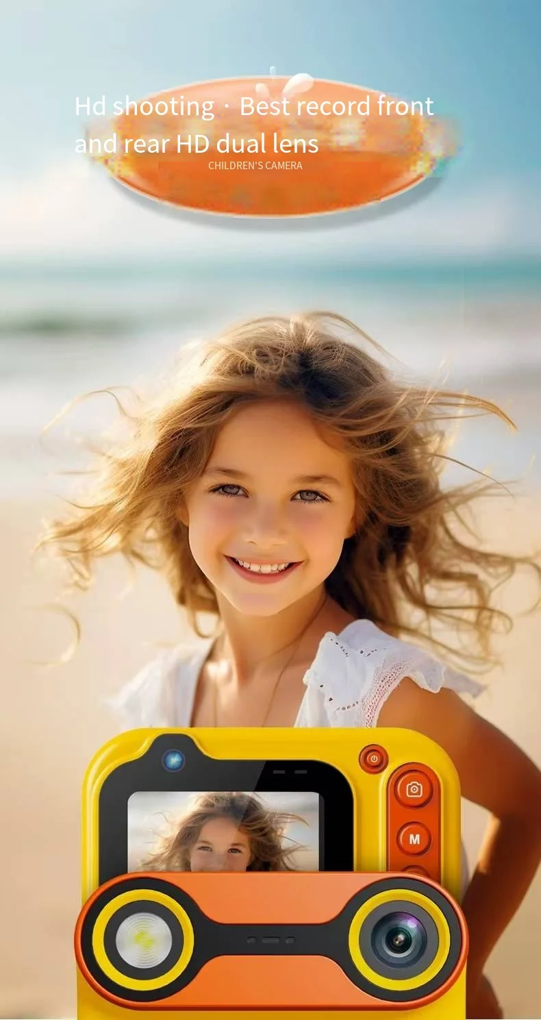

【 Small submarine column 】 Children's diving camera | waterproof + anti-fall black technology, open underwater fantasy adventure