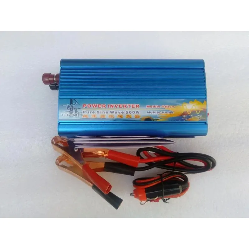 

2025Peak Power 1000W 500W DC 36V range 29V-42V TO AC 220V 230V 240V 50HZ Pure Sine Wave Inverter Digital Display