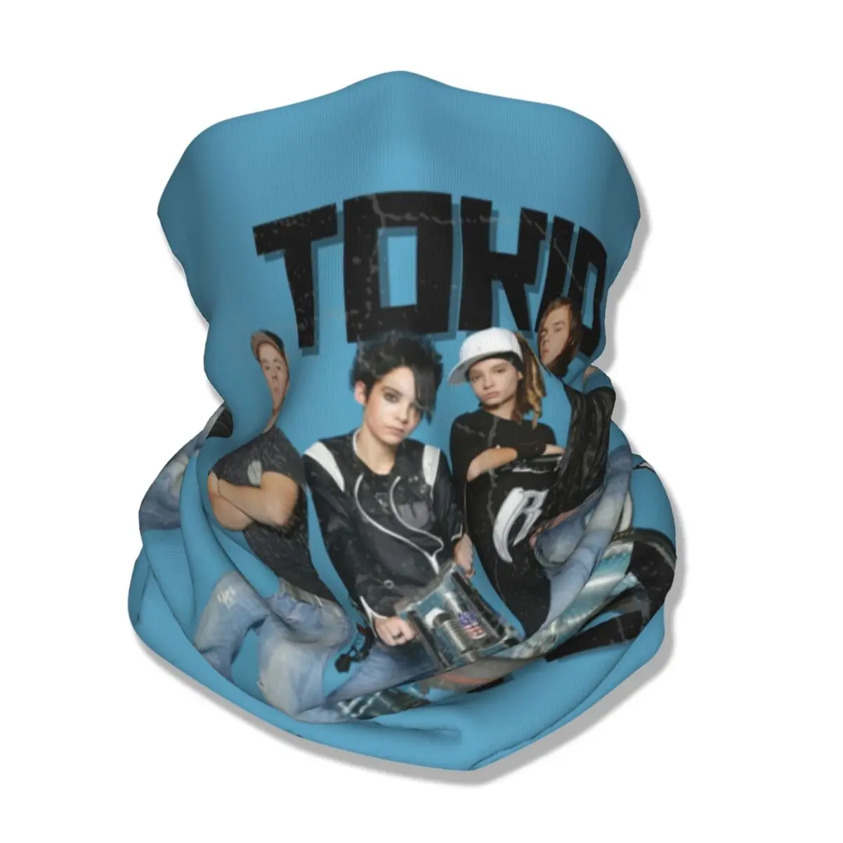 Tokio Hotel Bandana Neck Cover Printed BillKaulitz Rock Wrap Scarf Warm Headband Running Unisex Adult All Season