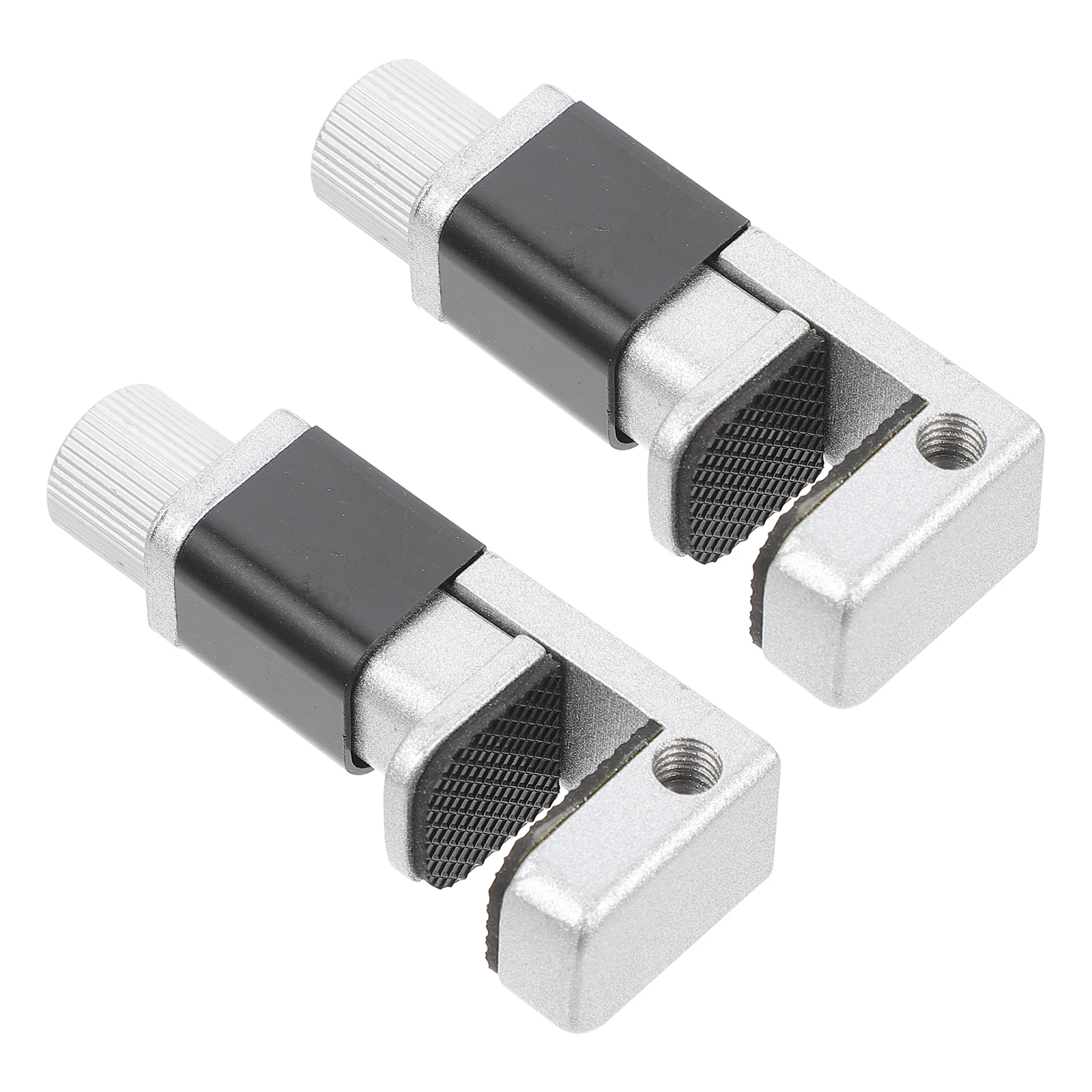 

2 Pcs Screen Clip Fixing Clamp Aluminum Alloy Phone Repair Kit Gooseneck Clamps Adjustable Size Rubber Lining Non Scratch