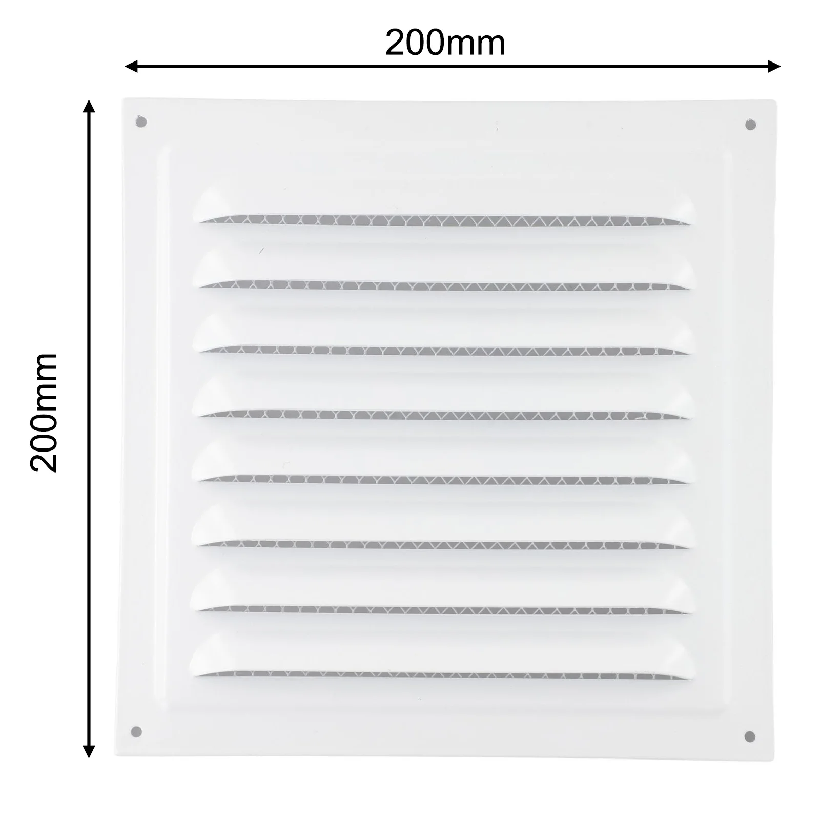 Black Airflow Grille Ceiling Vent Cover Versatile Installation Easy To Install Modern Design Protective Grille