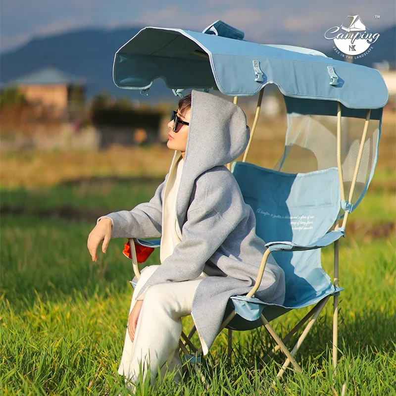 Shangpai carries sunshade, sunscreen, folding chairs, outdoor camping leisure armchairs, sketches, picnic fishing stools