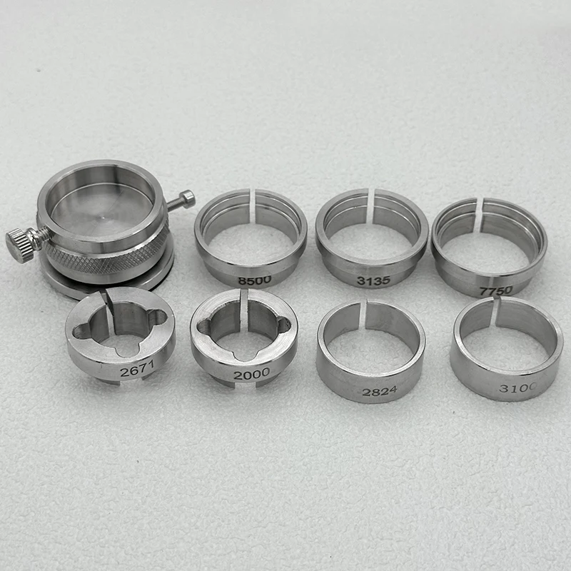 8 in 1 Multifunctional Rotating Movement Stand Steel Movement Holder Compatible with 2824 3135 7750 2671 8500 2000 3100 Movement