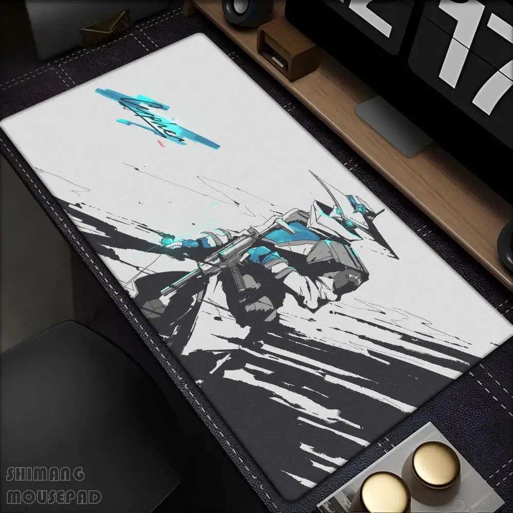 

XXL C_cypher V_valorant Mouse Pad Gamer XL Anti-slip Rubber Home Mousepad Office Keyboard Pad Mouse Mat CarpetLaptop Desk Mat