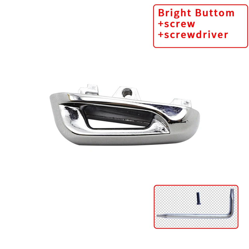 Xinyuexin Glänzendes Metallteil Tastatur für VW Gollf 7 MK7 für Skoda Octavia A7 für Seat Remote Keyless Auto Metallteil für Golf Mk7