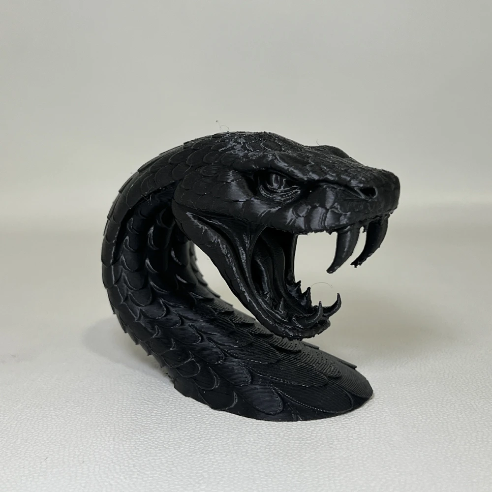 Funny Snakehead Ornaments Creative Decorations 3d Printing Ornaments Halloween Multi-functional Desktop Decorative Ornaments
