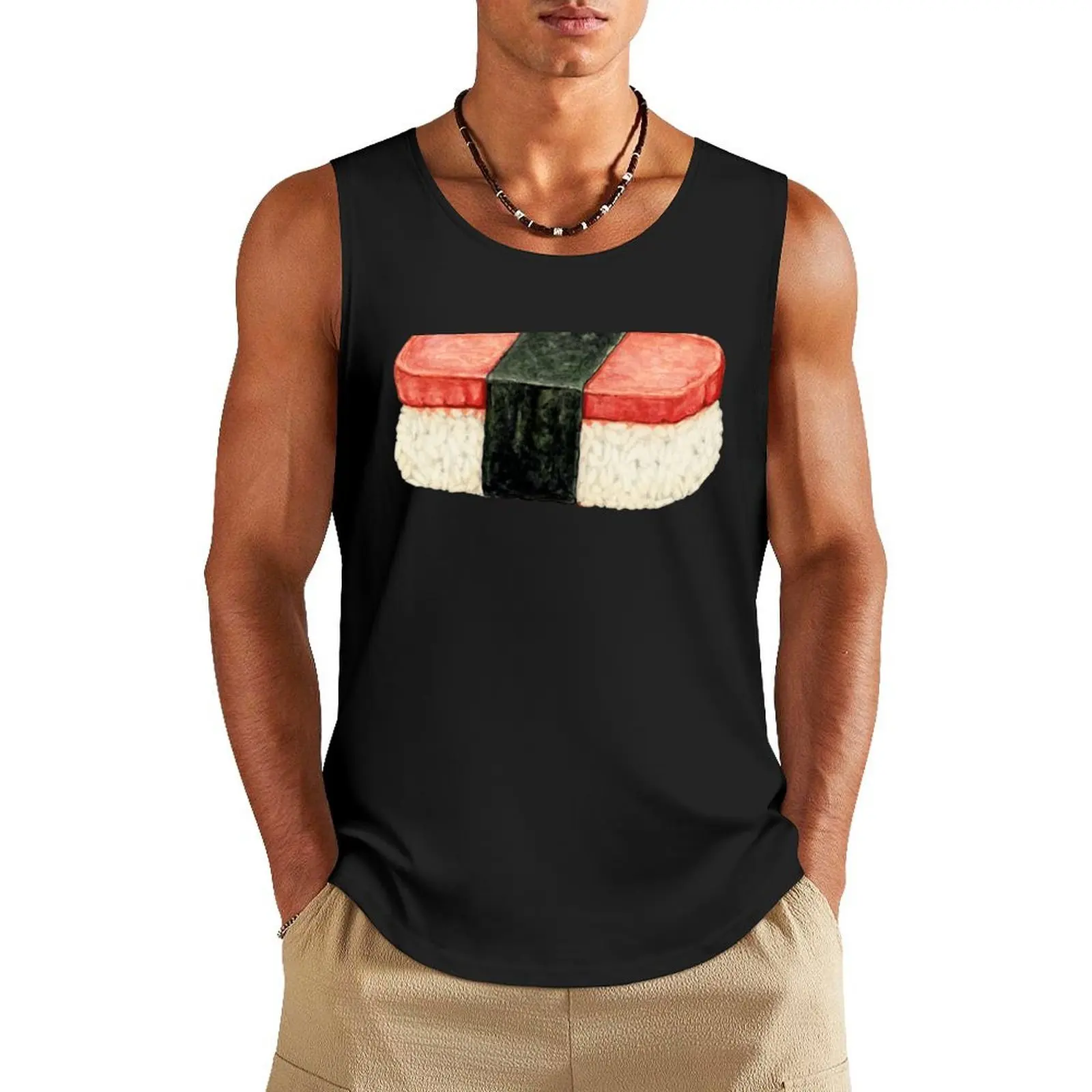 

Musubi - Blue Tank Top Top quick-drying t-shirt Male vest