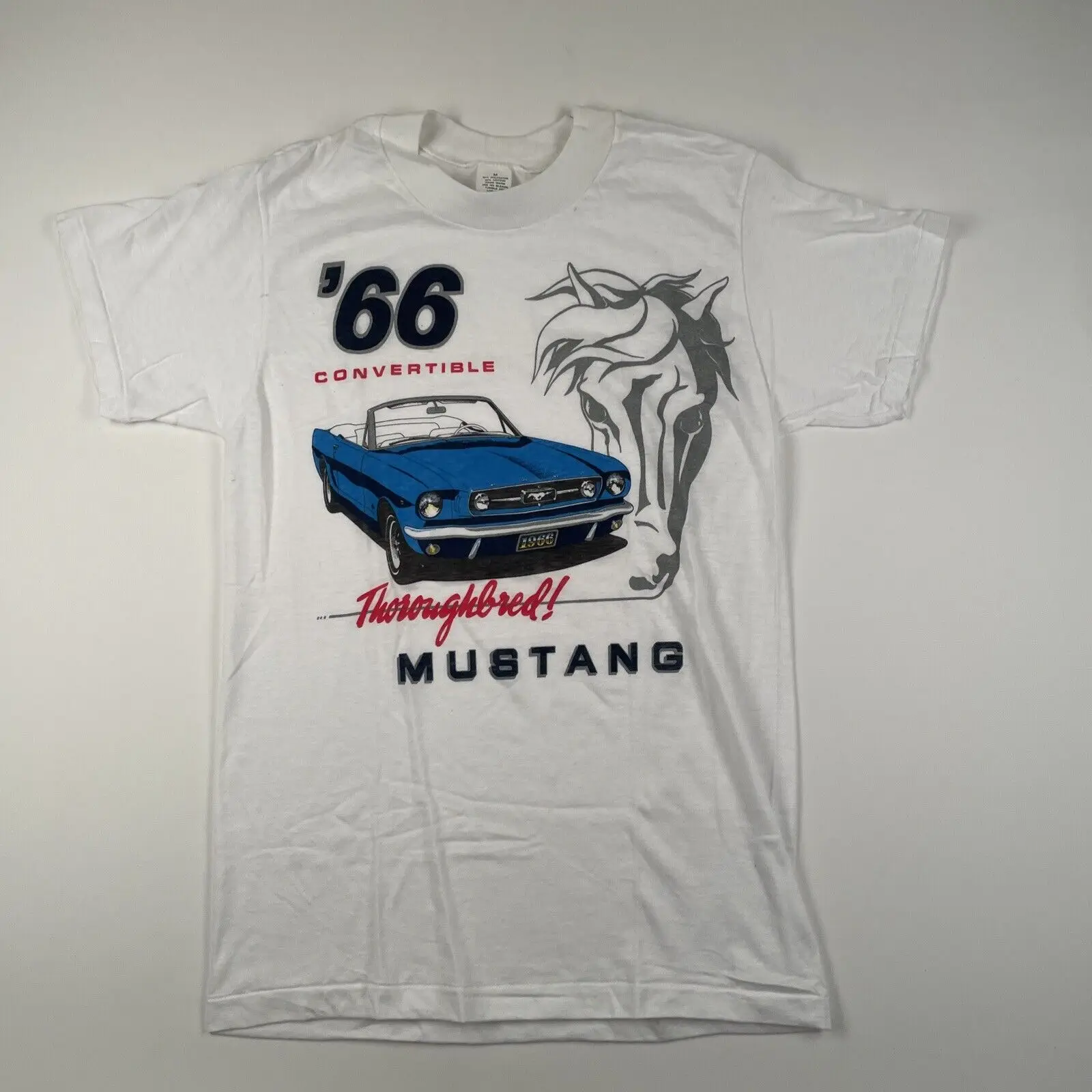 Vintage 80S Car Racing T Shirt Size Medium