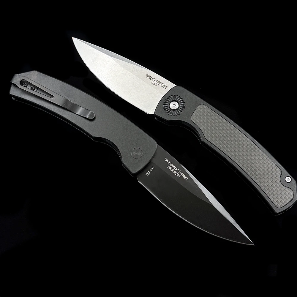 PROTECH BR-2  Whiskers Folding Knife Outdoor Camping Hunting Pocket EDC Tool Knife