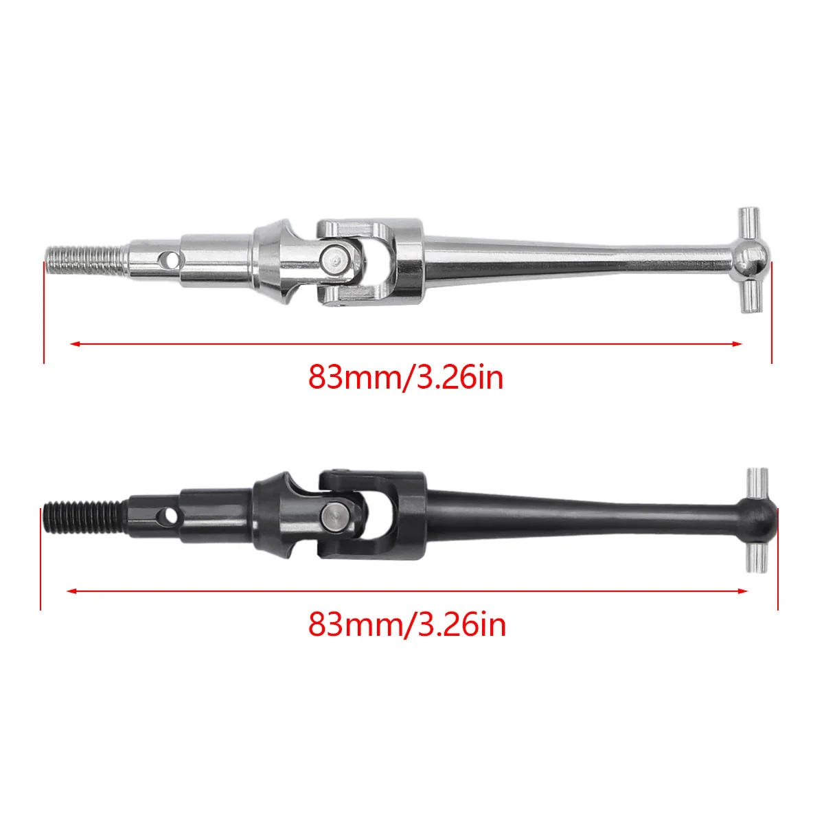 2pcs Steel Metal Drive Shaft CVD Driveshaft For MJX H16 16207 16208 16209 16210 1/16 RC Car Upgrade Parts