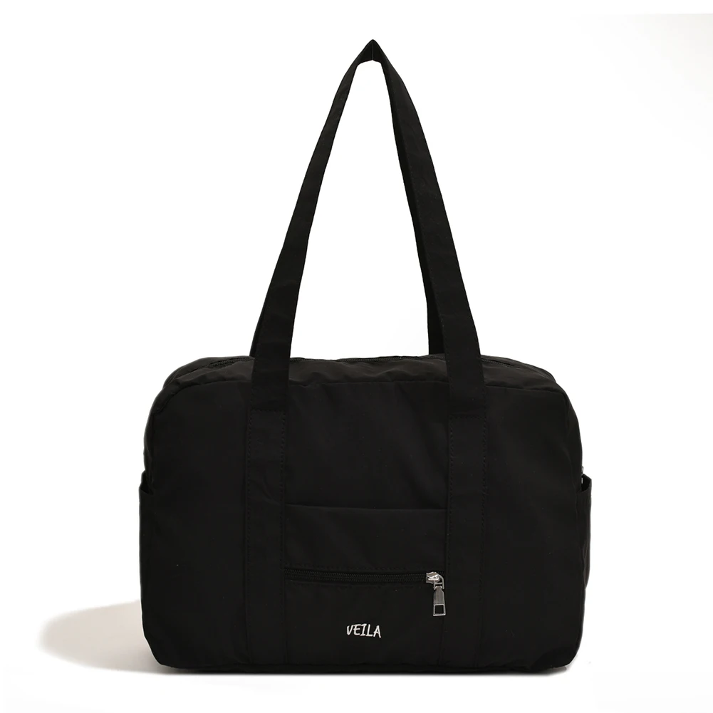 

Unisex Weekender Duffel Bag Oxford Cloth Everyday Overnight Bag Multi-Pocket Travel Carry-On Handbag Outdoor Short Trip Bag