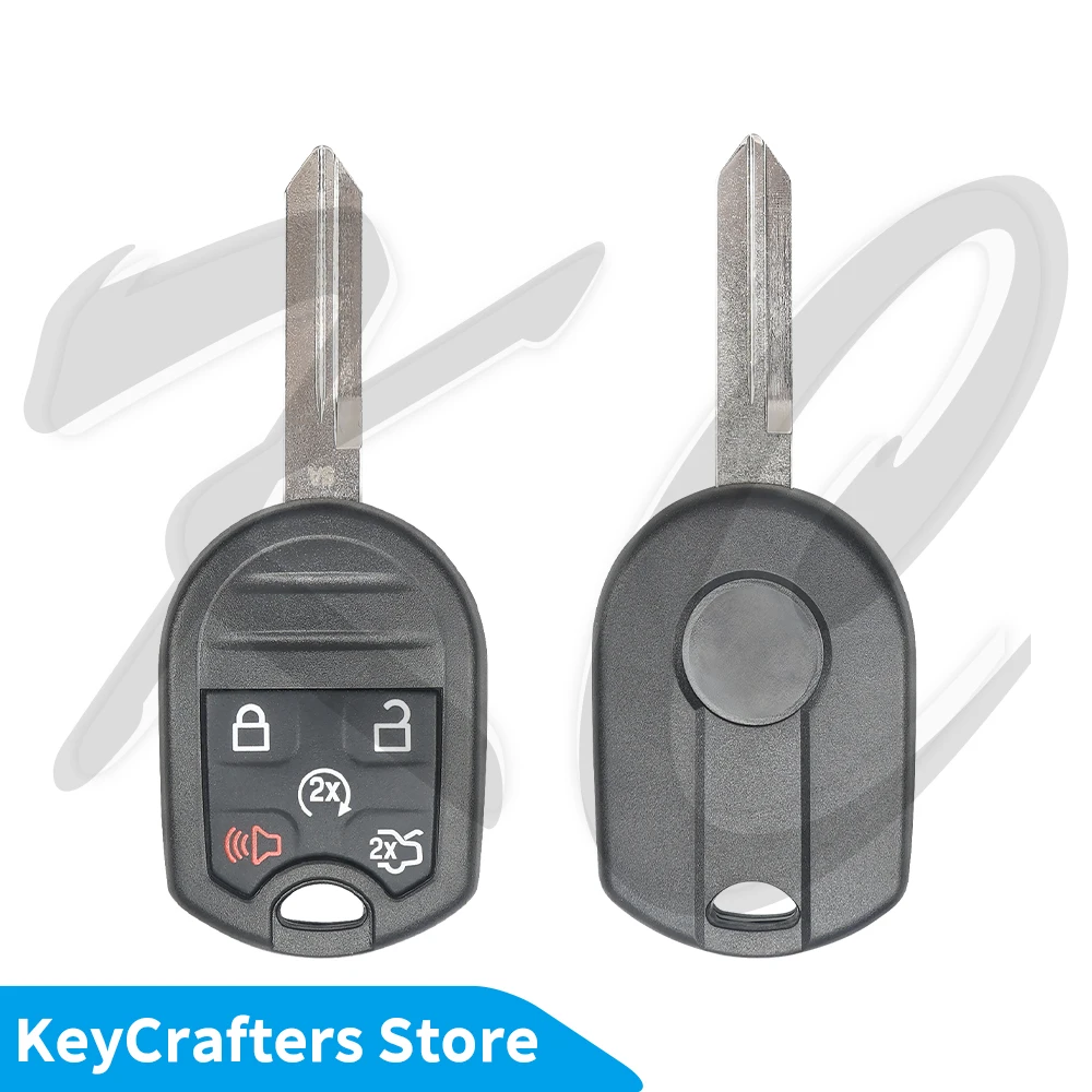 KC Replacement Shell Case For Ford Edge Expedition Mustang Explorer Ranger Windstar Remote Key 3 to 5 Buttons Blade FO38R/HU101 view 2