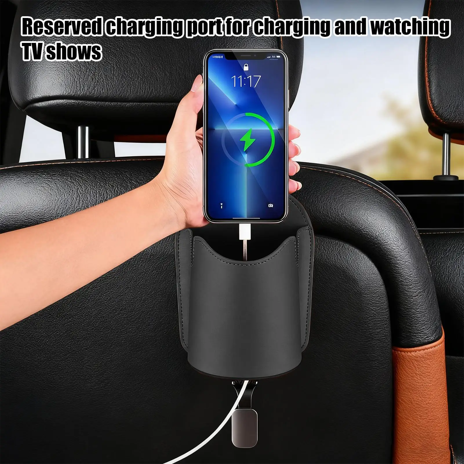 حامل الكأس للمقعد الخلفي للسيارة متعدد الوظائف لتخزين السيارات وحامل تخزين زجاجات مياه الشراب للسفر والشاحنة الداخلية #2