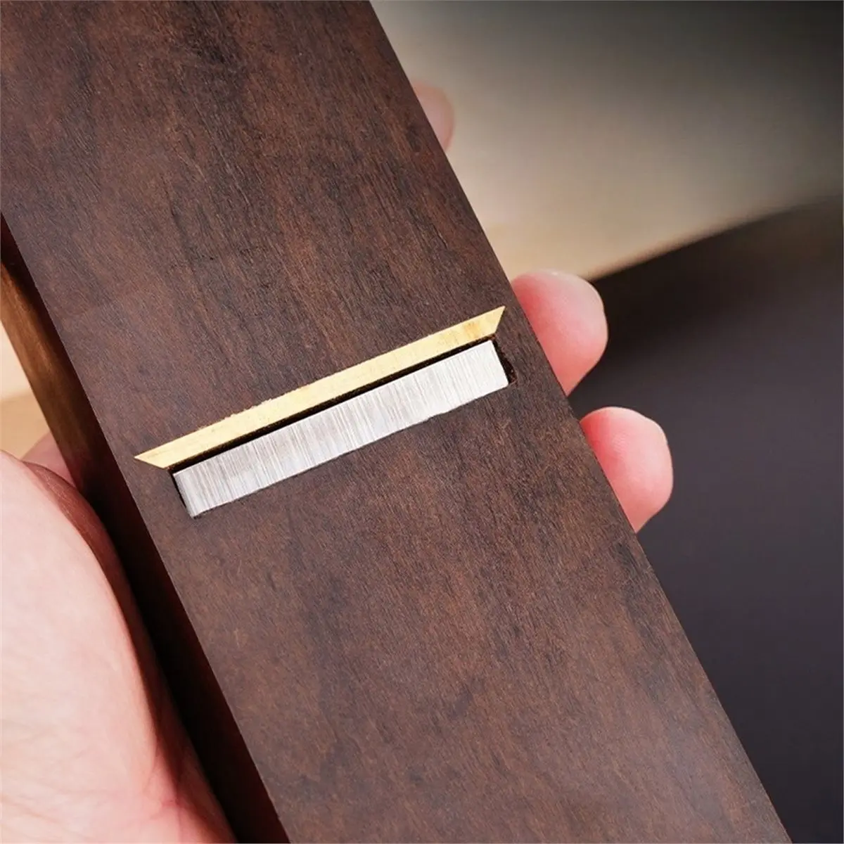 A77K Flat Trimming Manual Planer Woodworking Planer Solid Ebony Premium Quality Alloy Steel Blade Process DIY Manual Planer A