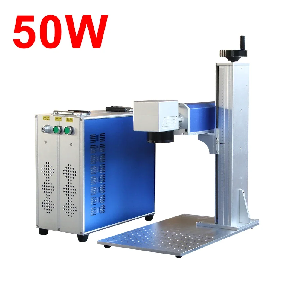 

30W 50W Raycus JPT fiber optional rotary gold steel engraving cutting marking machine for metal