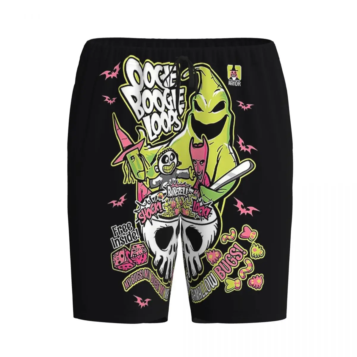 

Custom Oogie Boogie Shorts Sleeping Pants Men Pajama Pants Lounge Sleep Sleepwear Bottoms