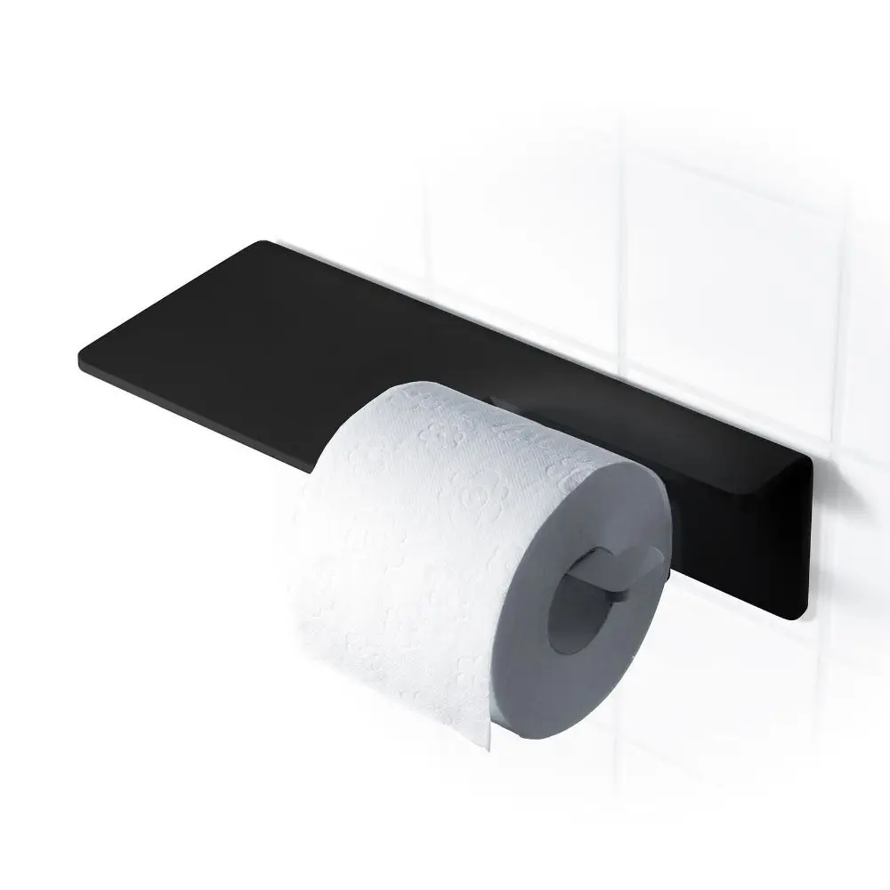 Multifunctional Toilet Paper Holder Bathroom Accessories Free Punch Wall Tissue Storage Rack Durable