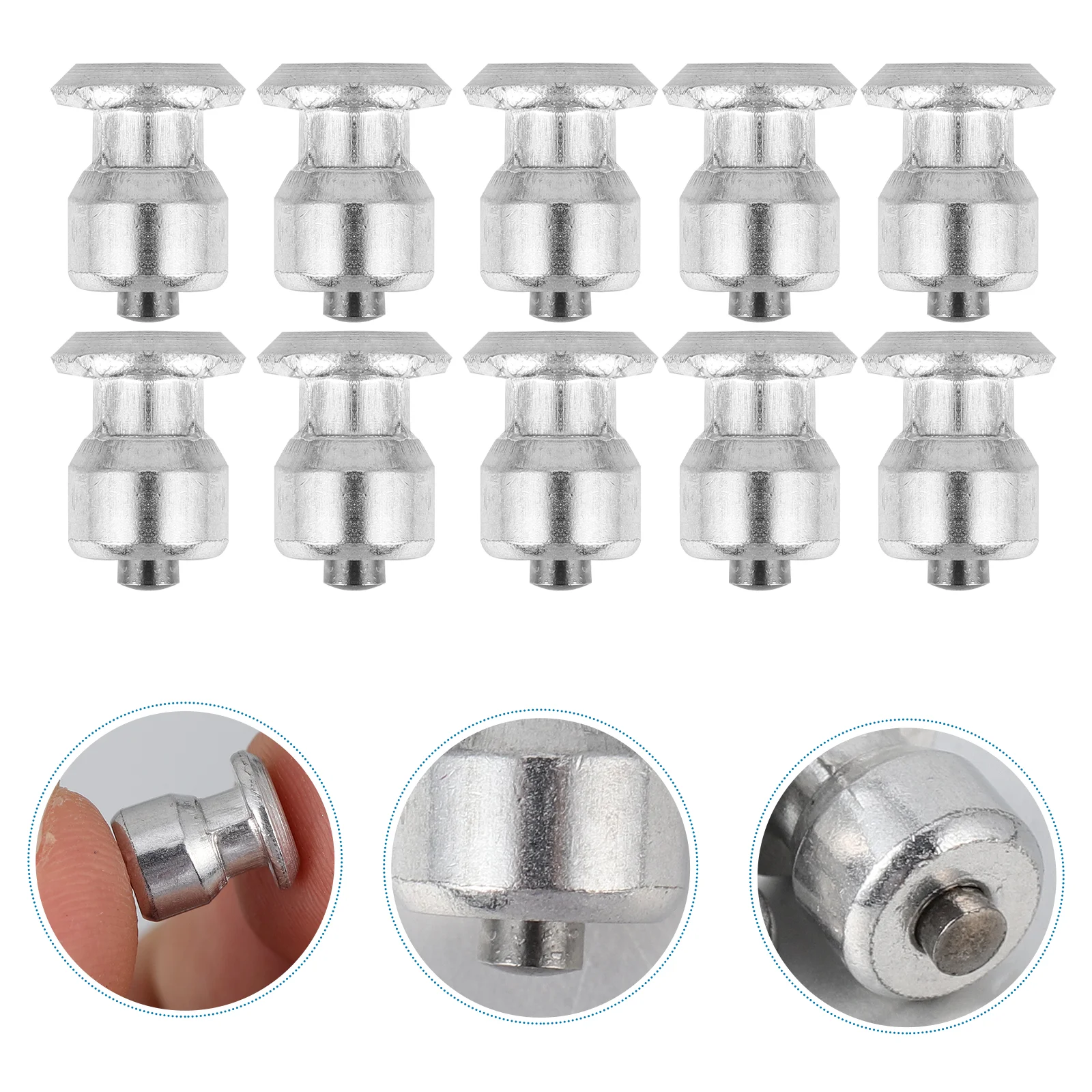 50 Pcs Tyre Stud for Car Snow Tire Studs Anti-skid Tires Screw Spikes Tungsten Steel Material