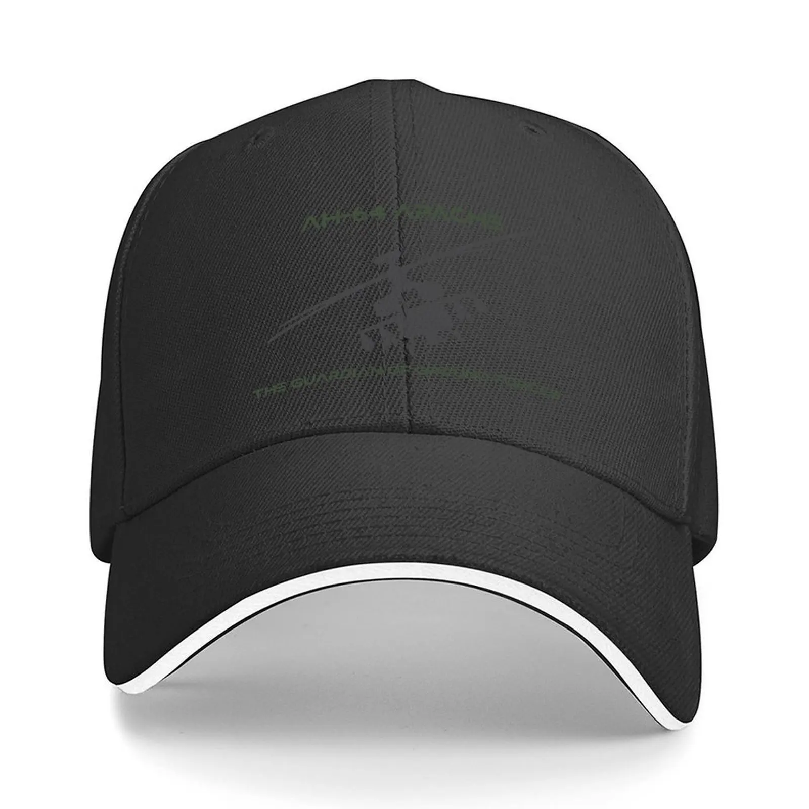 

AH-64 Apache Gunship the Guardian of Ground Forces Helicopter Black Baseball Cap Anime Kids Hat Caps For Men Women's