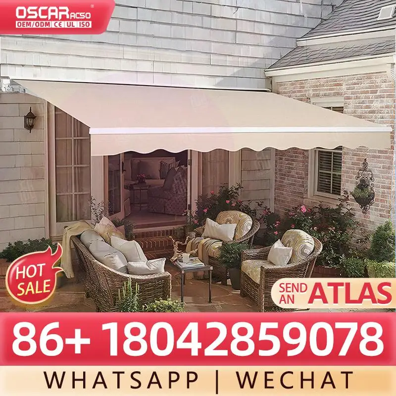 

Открытый выдвижной алюминиевый навес, беседка, экологически чистый тент из ПВХ для сада, патио, заднего двора, выдвижной тент