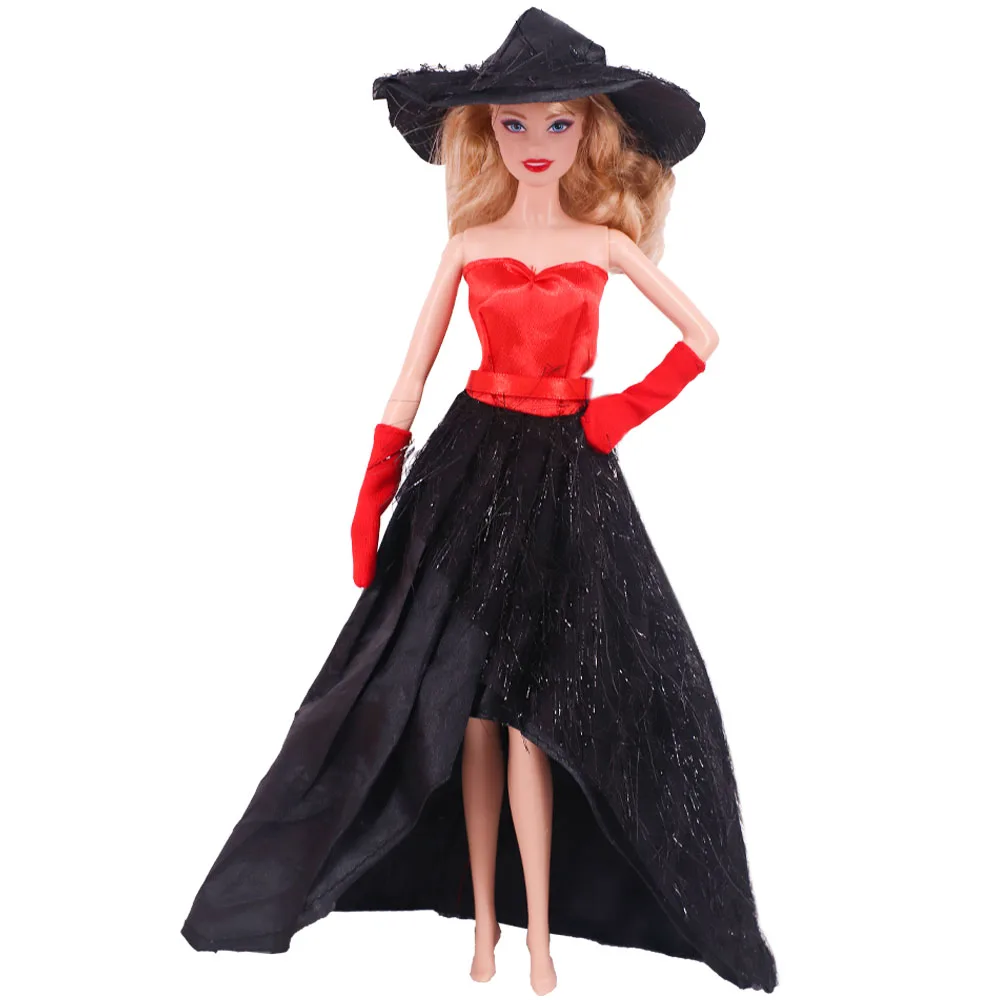 Case For Barbies Doll Clothes Princess Dress Trailing Wedding Bride Marriage Dress For Barbies Accessories Toys House Ornaments