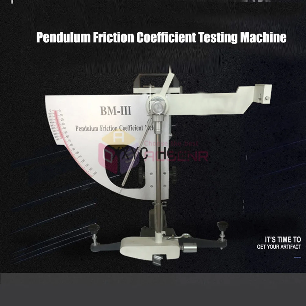 Pendulum Skid Resistance Friction Coefficient Testing Machine Coefficient of Friction Tester