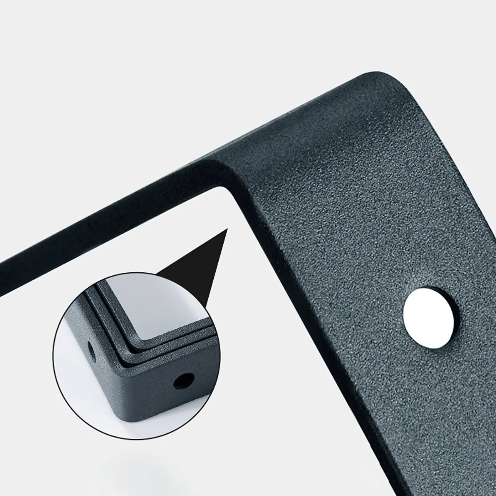 

4pcs Corner Brace Right Angle 90°/180°Bracket Stainless Steel Black Corner Braces Joint Shelf Bracket with Screws