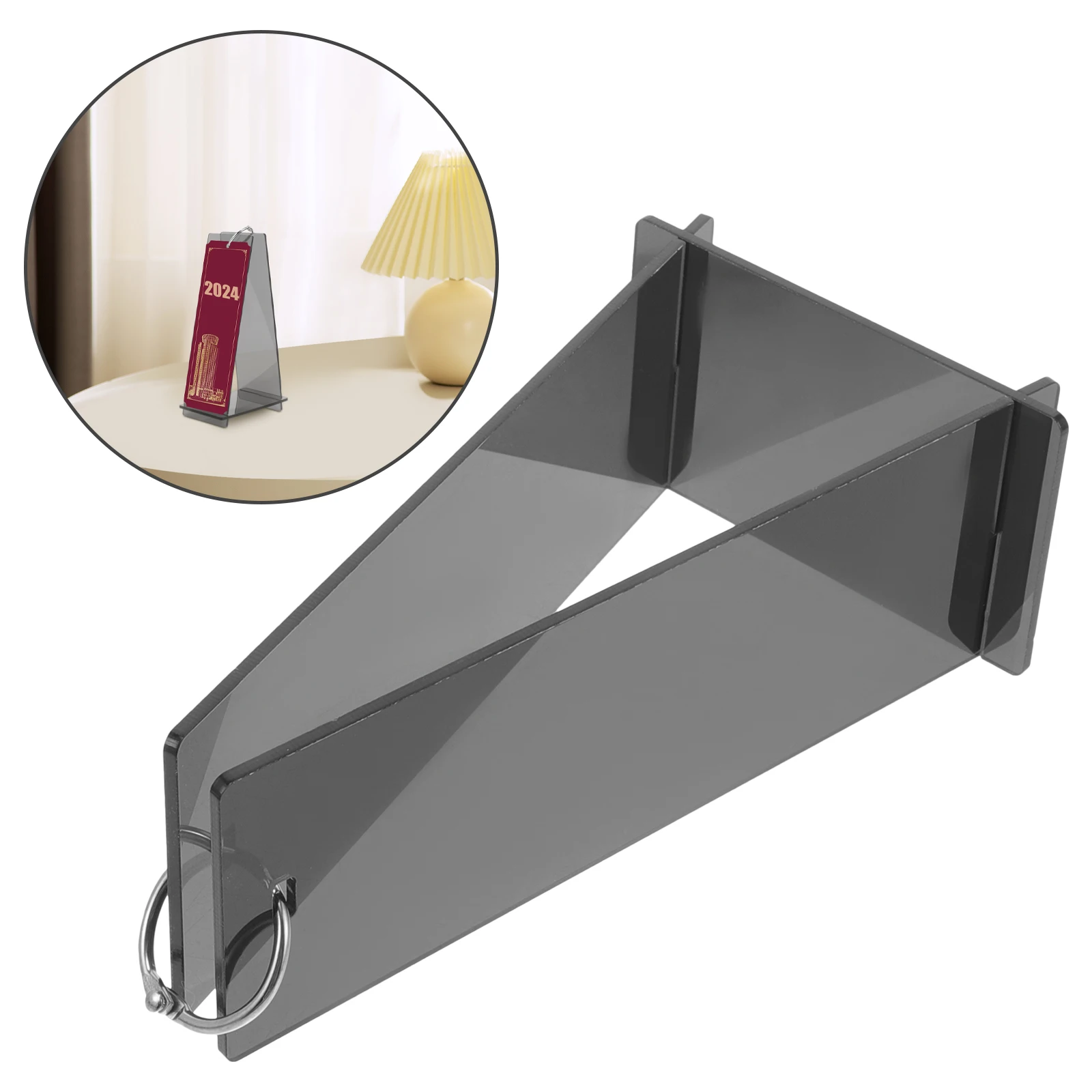 

Dragon Year Calendar Stand Tabletop Display Rack For Desktop Home Office School Acrylic Flip Calendar Holder Bracket