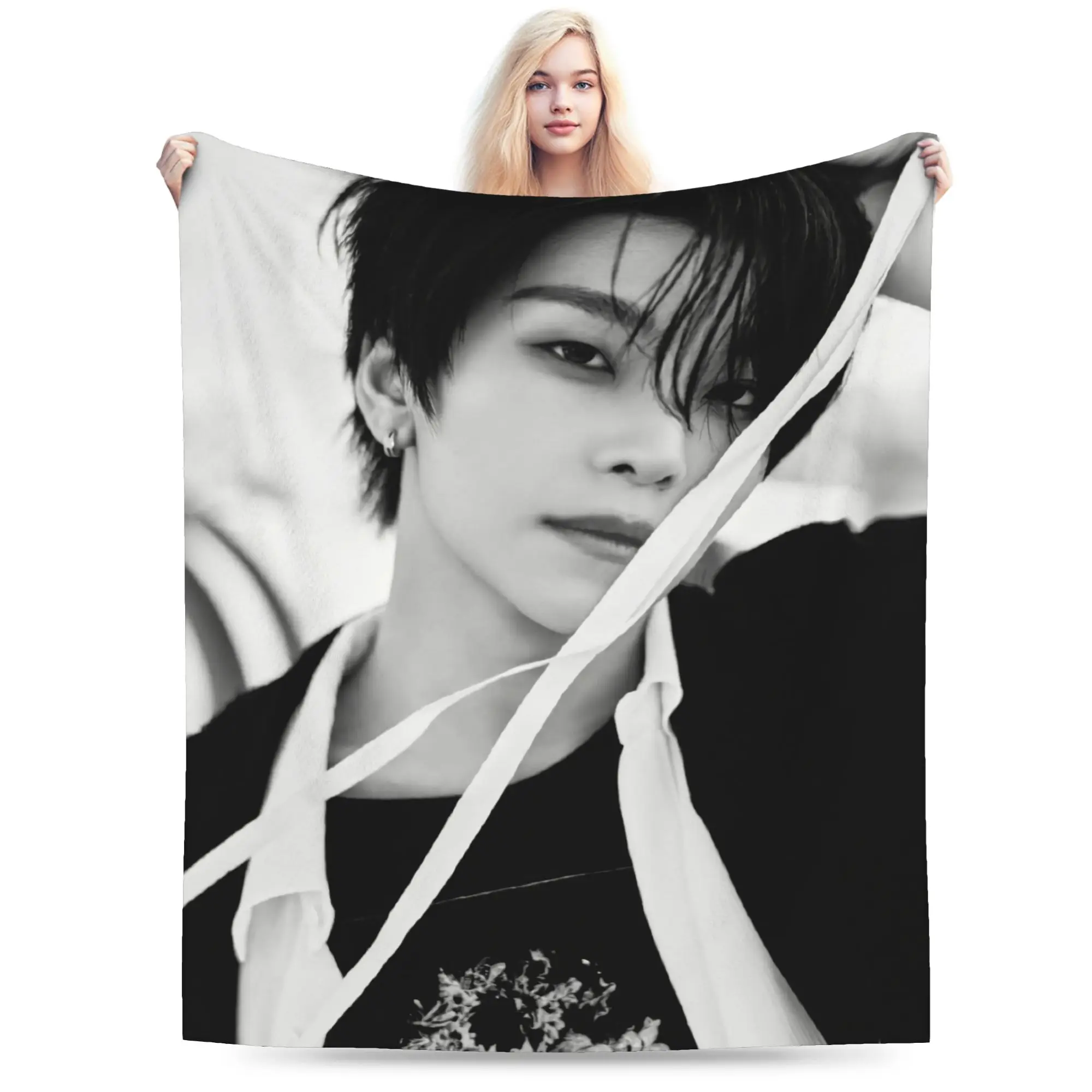 Warm Throw Blanket Camping Ald1 Members Blanket  Flannel Bedspread For Home Decor Graphic Sofa Bed Cover