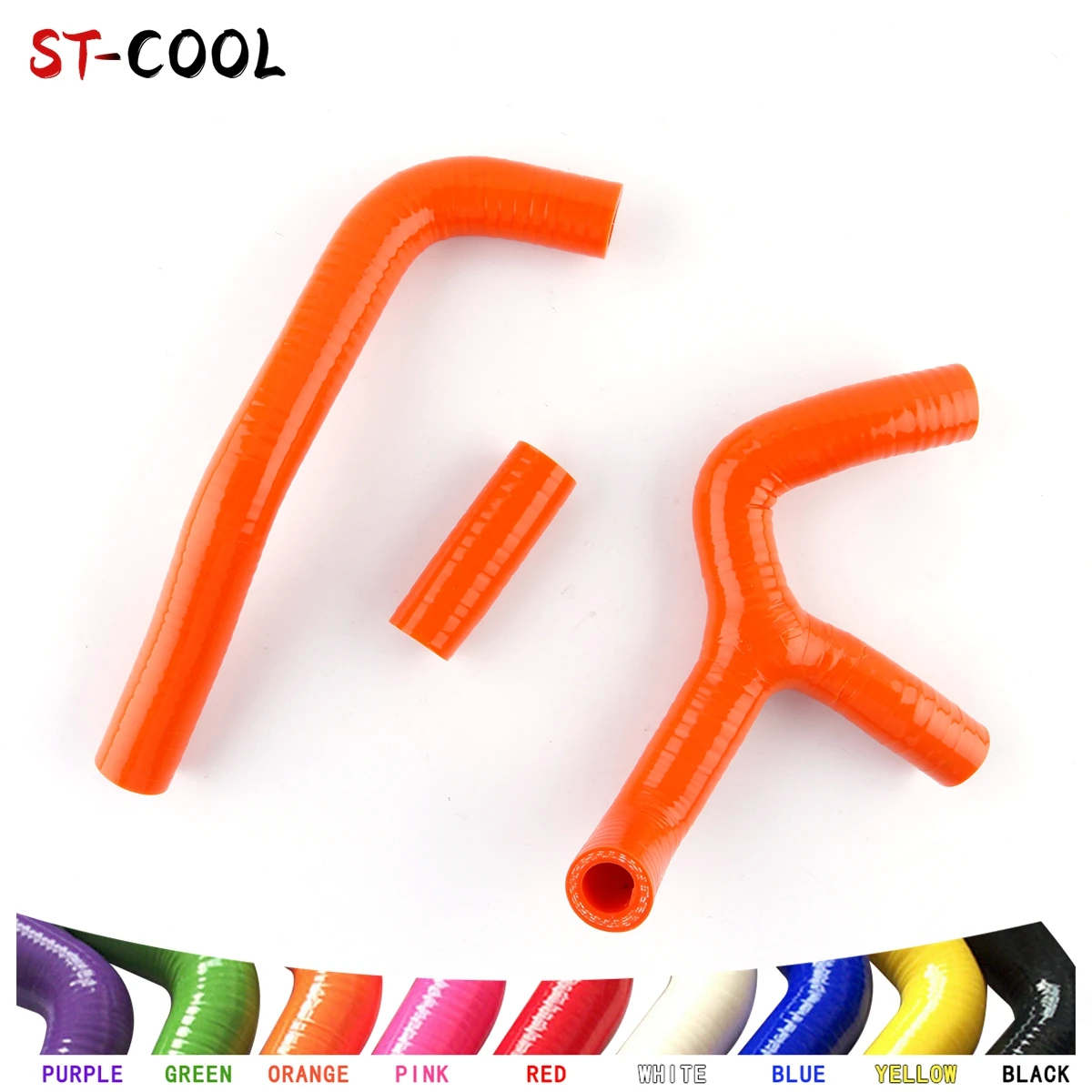 

For 2009-2015 KTM 65 SX 65SX 2010 2011 2012 2013 2014 Radiator Coolant Silicone Hoses Kit Piping 3Pcs 10 Colors