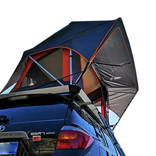 

Полуавтоматическая палатка Tente De Toit Voiture для 2 человек на крыше с мягким корпусом, алюминиевая палатка на крыше автомобиля