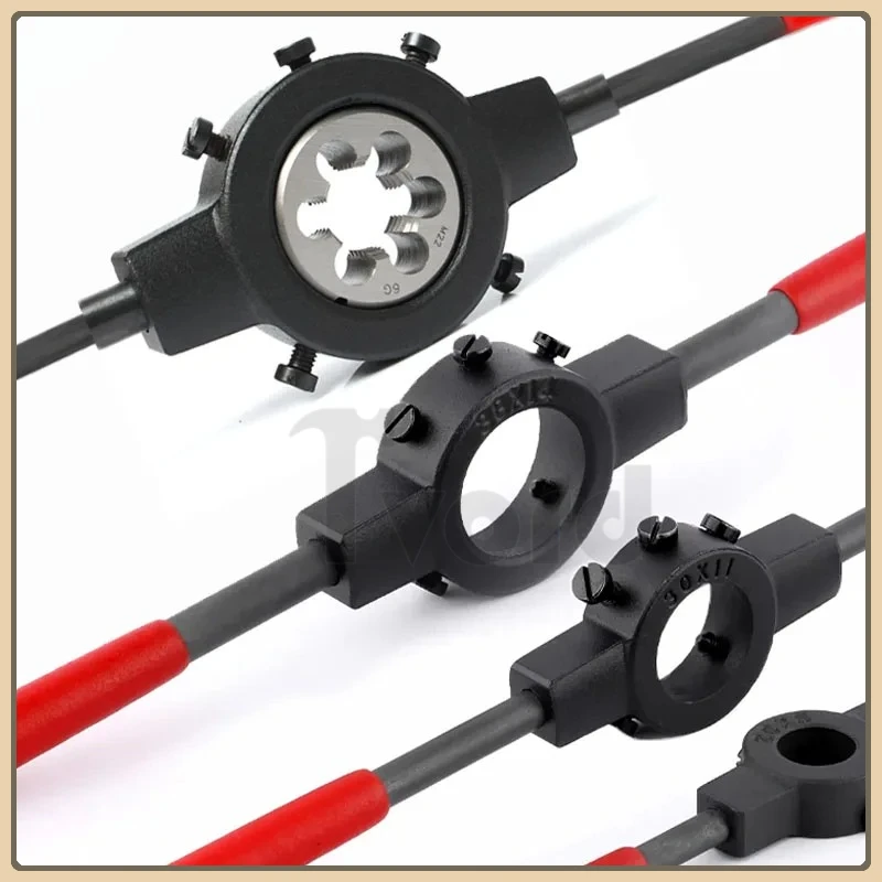 

Round Die Wrench Adjustable High Hardness Wrench Bracket Accessories Steel Material For Dies Threading Tools M1~M20