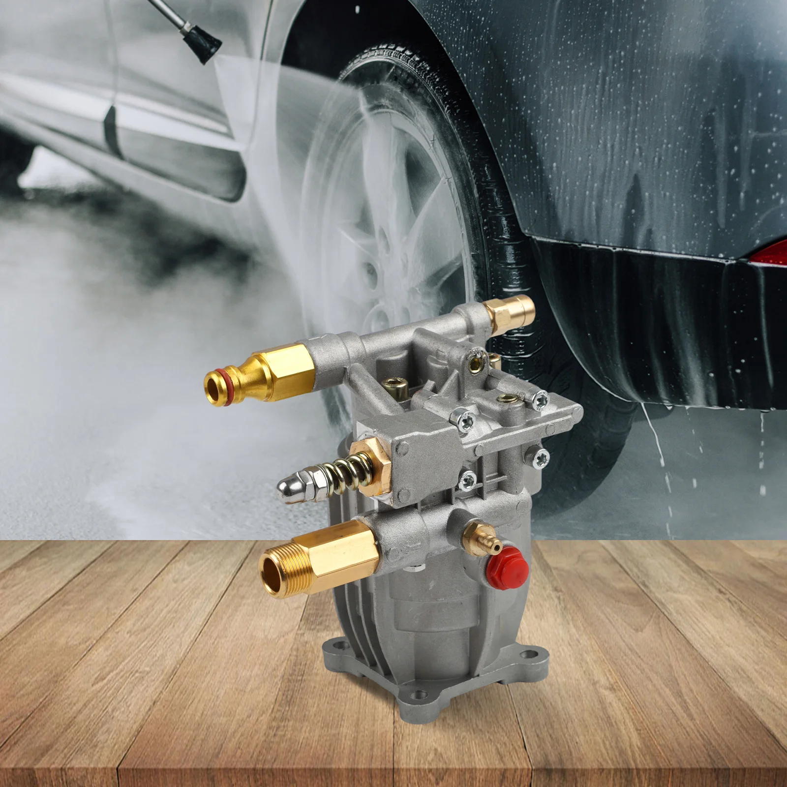 

Horizontal Pressure Washer Pump High Performance Pump Horizontal Pump Enhanced Durability 2.2-2.4 GPM Flow Rate