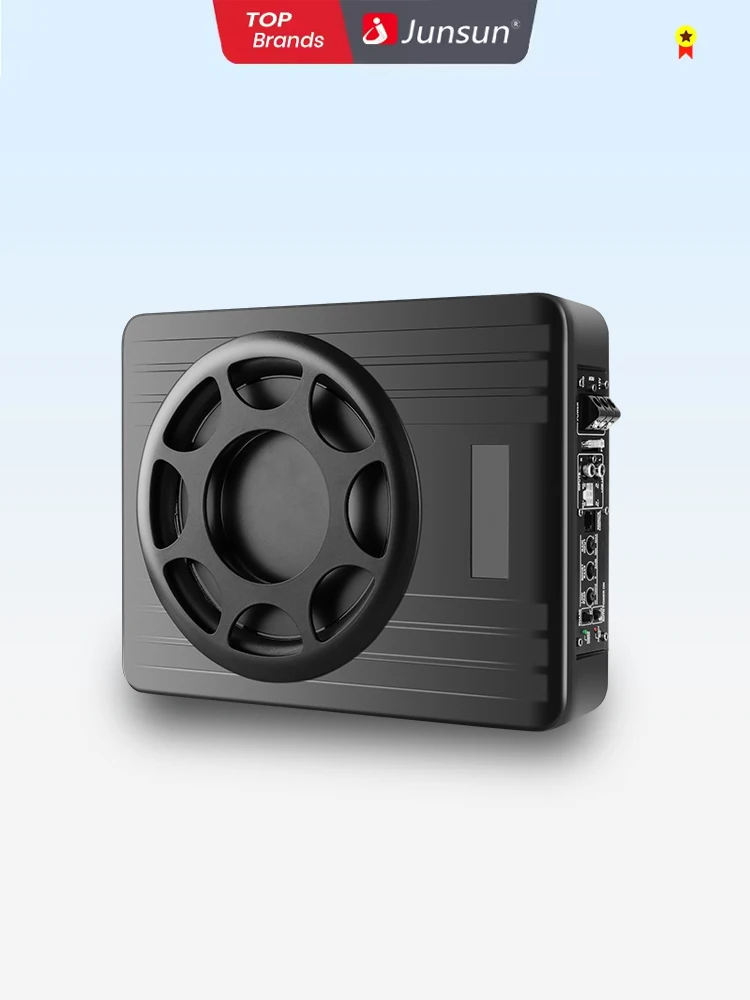Junsun 10 "Ultraslanke Auto Subwoofer Onder Seat Actieve Subwoofer Luidspreker voor Diepe Bas Car Audio Geschikt voor 99% van automodellen - afbeelding 2