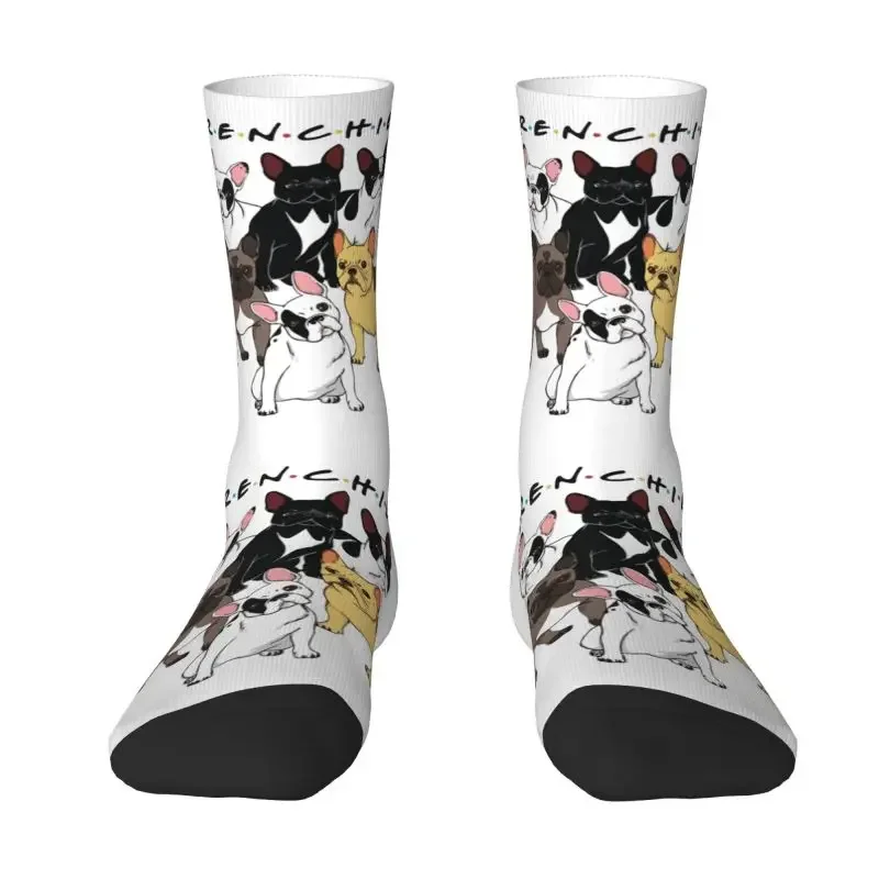 Kawaii Printing Funny Frenchies Socks for Women Men Stretch Summer Autumn Winter French Bulldog Bouledogue Crew Socks