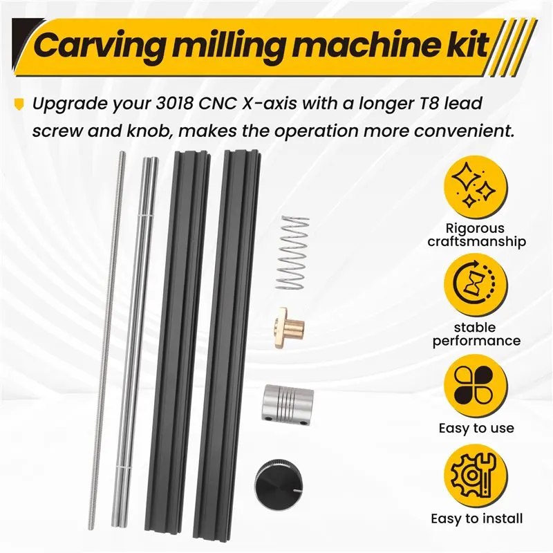 CNC 3018 Pro Upgrade Kit Extension Kit For 3018 To 3040 Compatible For 3018 Pro CNC Engraving Milling Machine-AT36