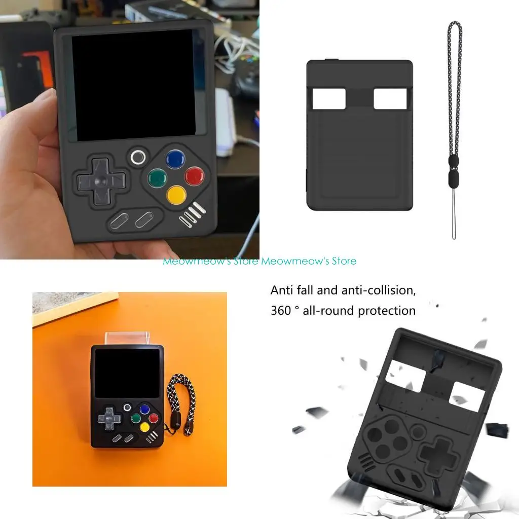 

W91A защитника защищенной силиконовой оболочка для Miyoo Mini Консоль кожа Gamepad Gamepad Dustpresy Route Housing Accessy