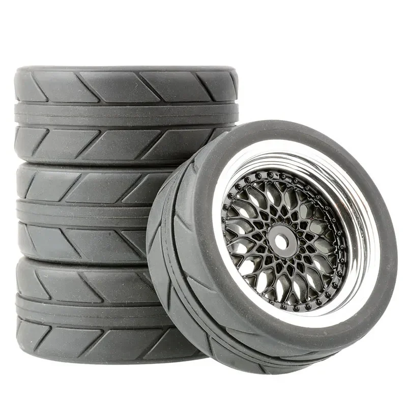 RC 2083-6087 Wheel & Rally Rubber Tires Offset: 3mm/6mm/9mm For 1:10  Redcar HSP HPI SAKURA D3 Kyosho FW06 General rc cars