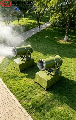 Fog Cannon Machine Multi Function Dust Suppression Water Mist Blower For Mining Site Cooling