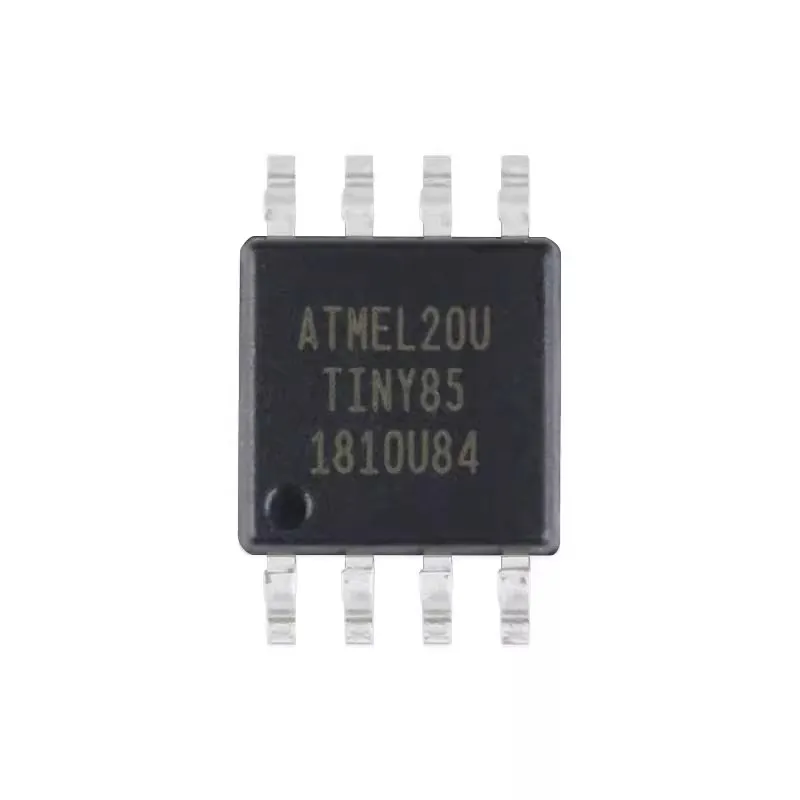 TINY85 ATTINY85-20SU ATTINY85-20SUR SOIC-8 SMD 8KB 20MHz 8Bit Microcontroller Chip IC