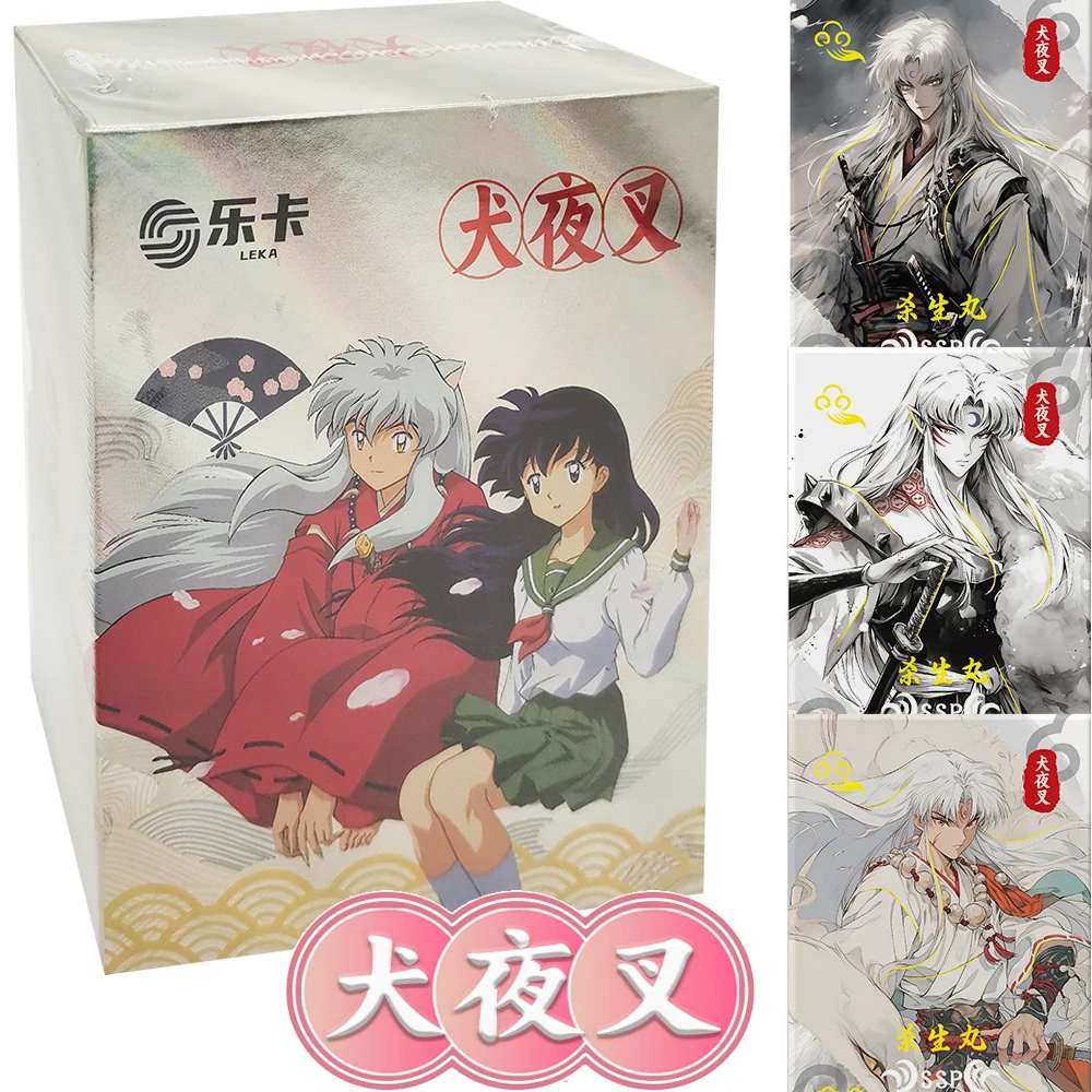 

New Inuyasha Collection Cards Hot Blooded Adventure Anime Popular Character Sesshoumaru SP Portrait Card Children Christmas Gift